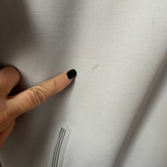 Vintage 80s Adidas Trefoil Logo Zip Front Track Jacket Large Made in Taiwan - Picture 8 of 9